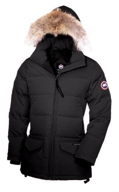 Womens Canada Goose Solaris Parka Black outlet stores